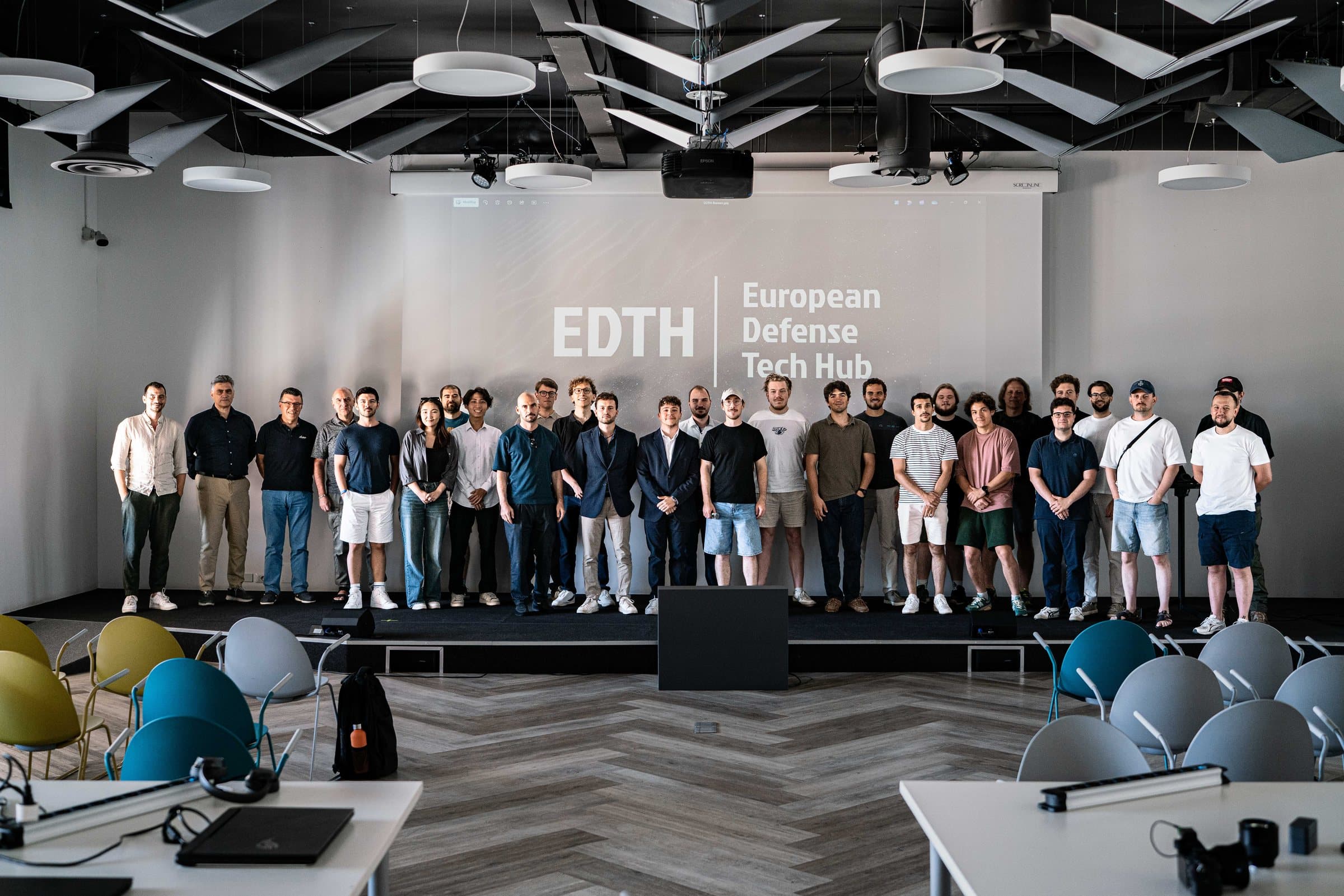 Participants of the European Defense Tech Hackathon in Rome
