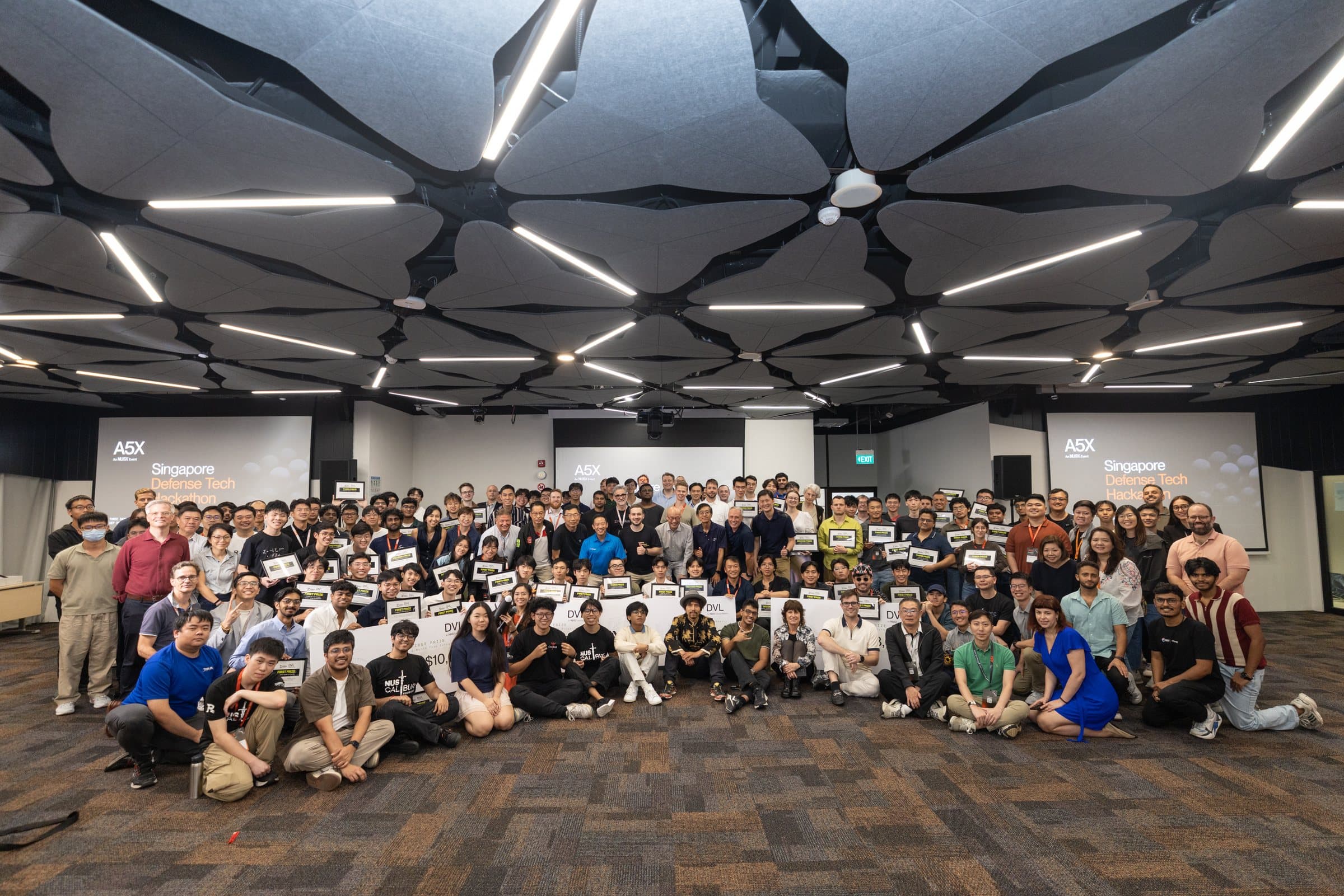 Participants of the Singapore Defense Tech Hackathon